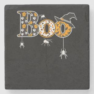 Spider Gift Halloween Boo Spider Steinuntersetzer