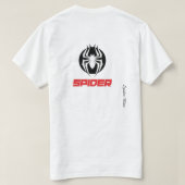 Spider Graphic Unisex T-Shirt – Typography Mix (Design Rückseite)