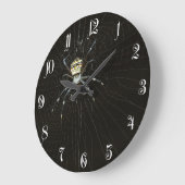 Spider Große Wanduhr (Winkel)