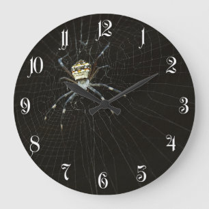 Spider Große Wanduhr