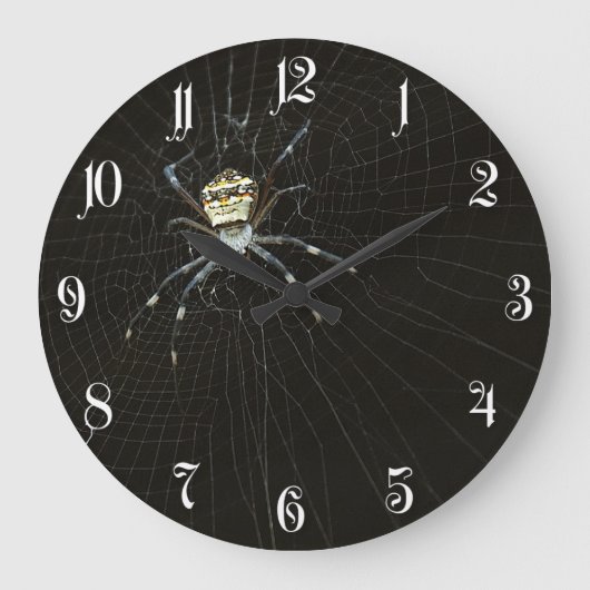 Spider Große Wanduhr (Vorderseite)