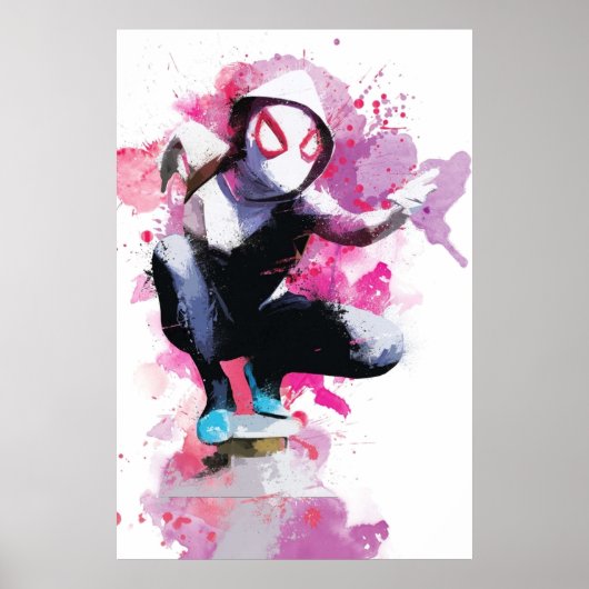 Spider-Gwen - Spritzer Art Poster (Vorne)