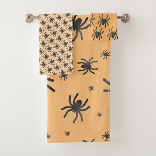 Spider Halloween Handtücher (Insitu)