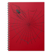 Spider Halloween-Notebook Notizblock (Vorderseite)