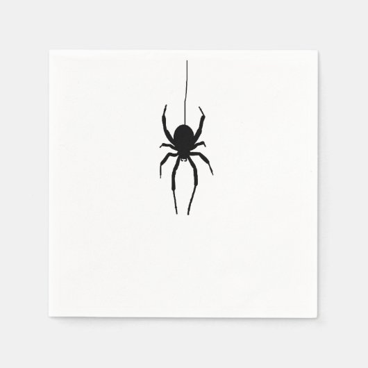 Spider Halloween-Party Paper Napkins Serviette (Vorderseite)