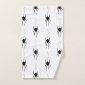 Spider Halloween Spooky Pattern Badetuch Set (Handtuch)