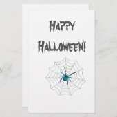 Spider Happy Halloween! Briefpapier (Vorne/Hinten)