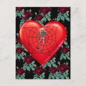 Spider Heart Postkarte (Vorderseite)