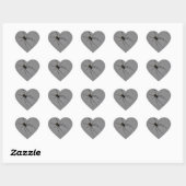 Spider Heart Sticker (Blatt)
