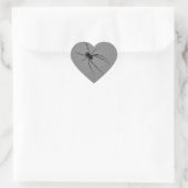 Spider Heart Sticker (Tasche)