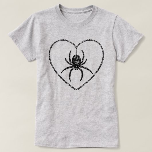 Spider Heart T - Shirt (Design vorne)