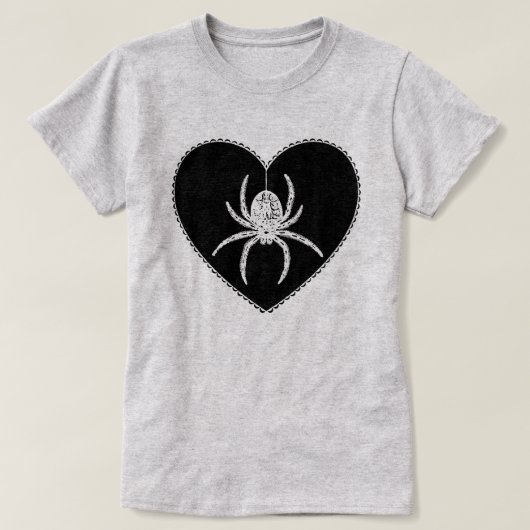 Spider Heart T - Shirt (Design vorne)