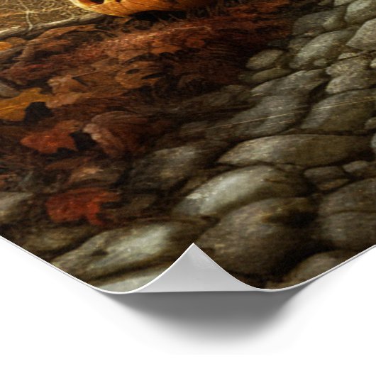 Spider Hexe Art House Poster (Ecke)