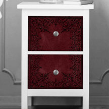 Spider Hexe | Dark Red Fantasy Spiderweb Geblüht