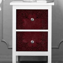 Spider Hexe | Dark Red Fantasy Spiderweb Geblüht Seidenpapier