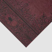 Spider Hexe | Dark Red Fantasy Spiderweb Geblüht Seidenpapier (Ausschnitt)