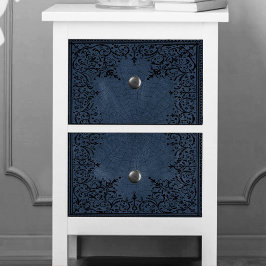 Spider Hexe | Dusty Slate Blue Spiderweb Geblüht Seidenpapier