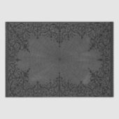 Spider Hexe | Graue Fantasy Spiderweb Geblüht Seidenpapier (Vorderseite)