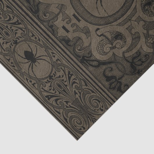 Spider Hexe | Süede Fantasy Spiderweb Geblüht Seidenpapier (Ausschnitt)