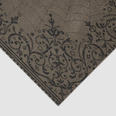 Spider Hexe | Süede Fantasy Spiderweb Geblüht Seidenpapier (Detail)