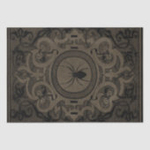 Spider Hexe | Süede Fantasy Spiderweb Geblüht Seidenpapier (Vorderseite)