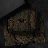 Spider Hexe | Süede Fantasy Spiderweb Geblüht Seidenpapier