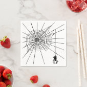 Spider in einem Web-Gothic Halloween Serviette (Beispiel)