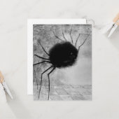 Spider lächeln von Odilon Redon, Vintages Hallowee Karte (Vorderseite/Rückseite Beispiel)