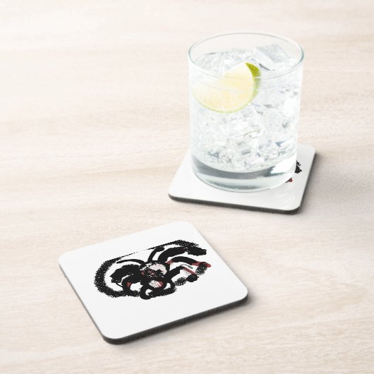 Spider latte joy getränkeuntersetzer (Rechte Seite)