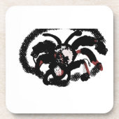 Spider latte joy getränkeuntersetzer (Vorderseite)