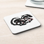 Spider latte joy getränkeuntersetzer (Linke Seite)