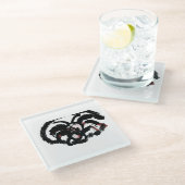 Spider latte joy glasuntersetzer (Schrägansicht)