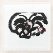 Spider latte joy glasuntersetzer (Vorderseite)