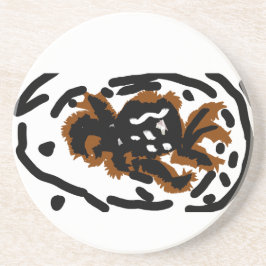 Spider Latte Liebe Getränkeuntersetzer