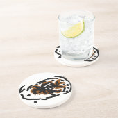 Spider Latte Liebe Getränkeuntersetzer (Seite)