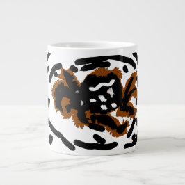 Spider Latte Liebe Jumbo-Tasse