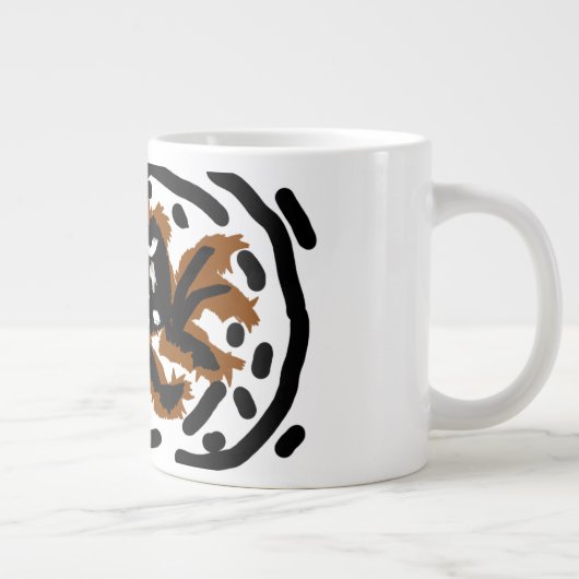 Spider Latte Liebe Jumbo-Tasse (Rechts)