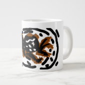 Spider Latte Liebe Jumbo-Tasse (Vorderseite Rechts)