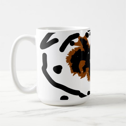 Spider Latte Liebe Kaffeetasse (Links)