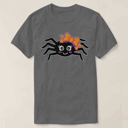 Spider Lazy Halloween Kostüm Süße Tier Insekt T-Shirt (Design vorne)