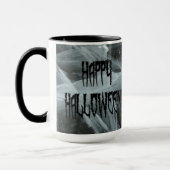 Spider Leg Halloween und Eerie Background Tasse (Links)