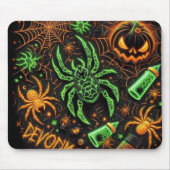 Spider Lightning Green Mouse Pad Mousepad (Vorne)
