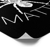 Spider Lives Problem Funny Insect Meme T Shirt Poster (Ecke)