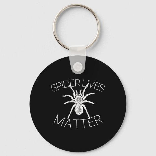 Spider Lives Problem Funny Insect Meme T Shirt Schlüsselanhänger (Vorderseite)