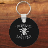 Spider Lives Problem Funny Insect Meme T Shirt Schlüsselanhänger (Vorderseite)