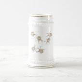 Spider Lover Spiderman Golden and White Stein Tass Bierglas (Mittel)