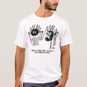 Spider macht einen Jumper anstelle eines Web T-Shirt (Vorderseite)