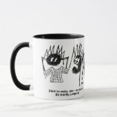 Spider macht einen Jumper anstelle eines Web Tasse (Links)