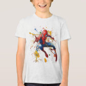 Spider man Tri-Blend shirt (Vorderseite)