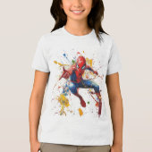 Spider man Tri-Blend shirt (Vorderseite)